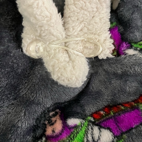 SOLD HANDMADE plush and Sherpa lined Toy Story Poncho Hooded Sweater - Picture 2 of 3